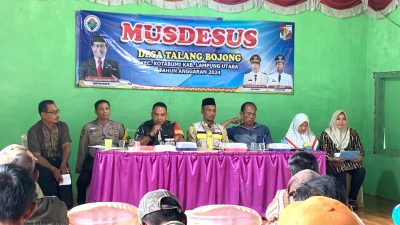 Pemdes Talang Bojong Gelar Musdesus Tetapkan 25 KPM BLT DD Ta. 2024
