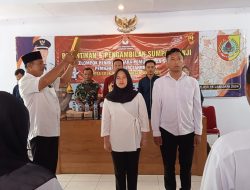 Pelantikan 448 KPPS Desa Lojejer Diwarnai Penanaman Pohon Bersama Pemdes, PPK serta PPS