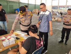 Pastikan Keamanan, Kapolres Wonogiri Cek Gudang Setting dan Pengepakan Logistik Pemilu 2024