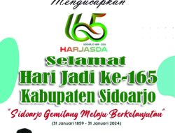Iklan Hari Jadi Kabupaten Sidoarjo ke-165: DPRD Kabupaten Sidoarjo