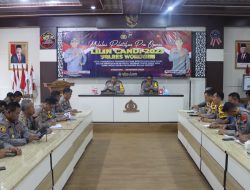 Kapolres Wonogiri Berikan Arahan Kepada PJU, Kapolsek dan Perwira Pelaksanaan KRYD Operasi Knalpot Brong