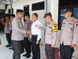 Kapolres Wonogiri Kunjungan Kerja ke Polsek Jajaran, Tekankan Netralitas Anggota