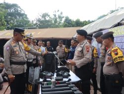 Kapolres Wonogiri Pimpin Apel Kesiap-siagaan Personil serta Pengecekan Peralatan Dalmas