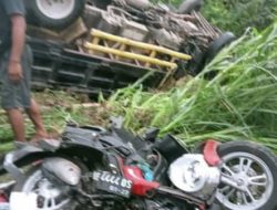 Kecelakaan Maut Truk vs Motor Adu Banteng, Dua Pelajar Tewas