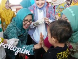 Kunjungan Bhakti Sosial DWP DJPK Kemenkeu RI, Dorong Percepatan Penurunan Stunting di Bojonegoro