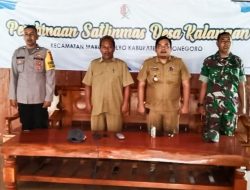 Babinsa Posramil Margomulyo Bojonegoro berikan Pelatihan PBB Linmas Desa Kalangan