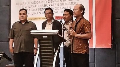 Bawaslu Sidoarjo Gelar Media Gathering Bersama 150 Insan Pers di Hotel Luminor Sidoarjo