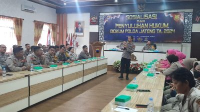 Bidkum Polda Jateng Sosialisasikan Produk Hukum Baru di Polres Wonogiri