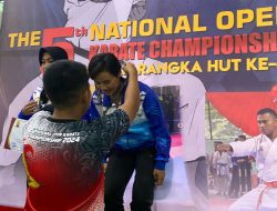 Bripda Laila, Polwan Wonogiri Raih Juara Nasional kelas 61 Kg Karate Putri