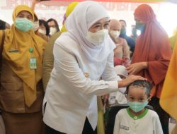Berhasil Lampaui Target, Gubernur Khofifah: Capaian Sub PIN Polio Jatim Tembus 105,93%