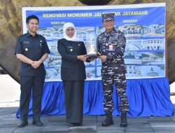 Usai Renovasi, Gubernur Khofifah Bersama Pangkoarmada II Resmikan Monumen Jalesveva Jayamahe