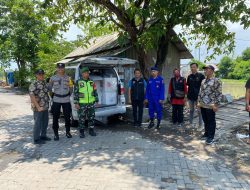 Patroli Kawasan Pesisir Sidoarjo di Hari Pencoblosan Pemilu 2024