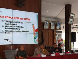 Kapolres Wonogiri Bersama Forkopimda Hadiri Rakor Persiapan Pemilu 2024