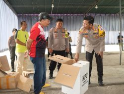 Kapolresta Sidoarjo Pastikan Logistik Pemilu 2024 Aman