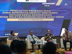 Kemenkumham Jatim Tegaskan Komitmen Bangun Zona Integritas Menuju WBK dan WBBM di Satker Keimigrasian