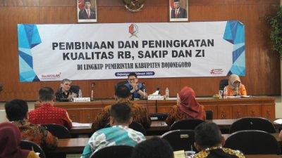 Pemkab Bojonegoro Ikuti Pembinan SAKIP dan ZI dari KemenPAN RB, Wujudkan Tata Kelola Pemerintahan yang Baik