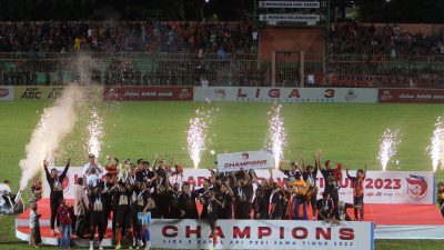 Persibo Bojonegoro Juara Liga 3 Kapal Api PSSI Jawa Timur