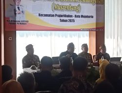 Musrenbang Kecamatan Prajurit Kulon Tahun 2025 Dibuka Pj. Walikota Mojokerto Ali Kuncoro, Ada 118 Usulan