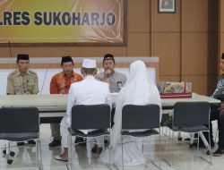 Polres Sukoharjo Fasilitasi Tahanan Narkoba Langsungkan Pernikahan