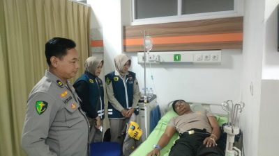 Polresta Sidoarjo Gelar Pemeriksaan Kesehatan Petugas Pemilu 2024