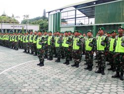 Prajurit TNI Kodim 0813 Bojonegoro Siap Amankan Pemilu 2024