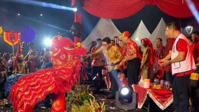 Semarak Malam Perayaan Imlek dan Cap Go Meh 2024 di Bojonegoro, Wujud Kebersamaan dalam Akulturasi Budaya