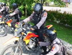 Tingkatkan Kesiapsiagaan Pemilu 2024, Sat Samapta Polresta Sidoarjo Cek Peralatan Dalmas
