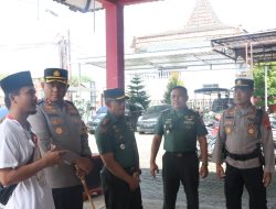 Pastikan Rekapitulasi Aman dan Lancar, Kapolres Wonogiri Pantau Proses Rekapitulasi di Tingkat PPK