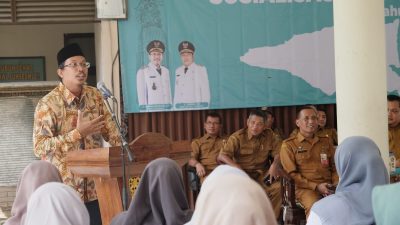 Bupati Sidoarjo Lanjutkan Betonisasi Jalan di Wilayah Kecamatan Tulangan