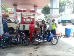 Cegah Kecurangan dan Stok BBM, Polres Wonogiri Cek SPBU