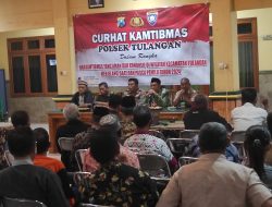 Curhat Kamtibmas di Tulangan, Kompak Cagah Kenakalan Remaja