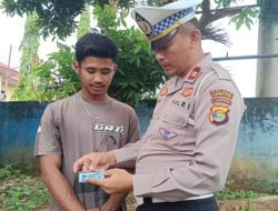 Gunakan SIM Palsu Saat Berkendara, Sopir Truk Diamankan Polres Lampura