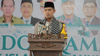 Hadiri Pondok Ramadhan SMK Islam Bustanul Ulum Kapolres Jember Beri Motivasi Santri