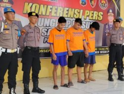 Tersangka Kasus Pengeroyokan di Desa Ngaban Kecamatan Tanggulangin  Diringkus Polisi Sidoarjo