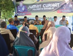 Lebih Dekat Masyarakat, Kapolresta Sidoarjo Gelar Jumat Curhat