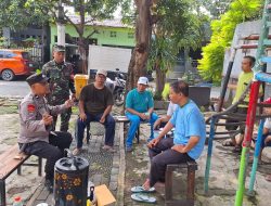 Jum’at Curhat Kamtibmas, Anggota Polsek Tanggulangin Ajak Masyarakat Jaga Kondusifitas Pasca Pemilu