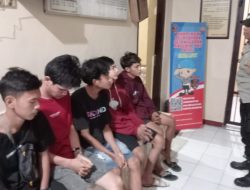6 Pemuda Terjaring Ops Kepolisan Pekat Semeru 2024 Dipimpin Kapolsek Tulangan