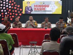 Minggu Kasih Polresta Sidoarjo di Gereja Immanuel Krembung