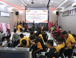 Cooling System Pasca Pemilu 2024, Polres Bojonegoro Gelar Donor Darah
