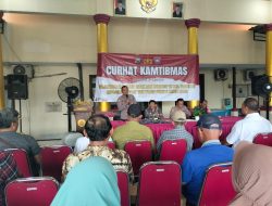 Polsek Taman Polresta Sidoarjo Gelar Curhat Kamtibmas