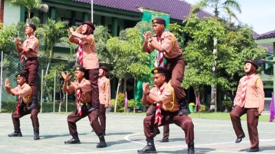 Upaya Membentuk Generasi Muda Disiplin dan Berjiwa Kesatria Kodim Bojonegoro Gelar LKBB Pramuka Saka Wira Kartika Tahun 2024