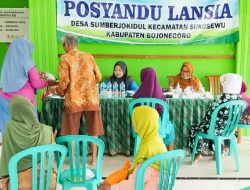 Babinsa Koramil Sukosewu Bojonegoro Dampingi Kegiatan Posyandu Lansia