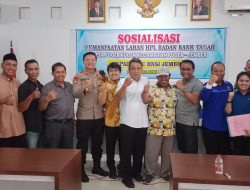 Badan Bank Tanah dan HNSI DPC Jember Menyelenggarakan Sosialisasi Pemanfaatan Lahan HPL