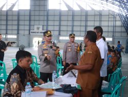 BeTAH, Kapolres Bojonegoro Awasi Langsung Penerimaan Calon Anggota Polri Terpadu 2024