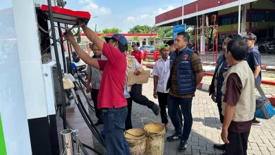 Jelang Idul Fitri 1445 H, Polresta Sidoarjo Cek Sejumlah SPBU