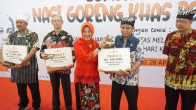 Lomba Memasak Nasi Goreng ala Bapak-bapak Pejabat Pemkab Bojonegoro