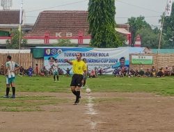 Memperingati HUT Pos TNI AL Puger ke-8, Danlanal Banyuwangi Gelar Turnamen Sepak Bola DANLANAL Cup