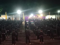 Padepokan PSHT Kawah Condrodimuko Ranting Wuluhan gelar Halal Bihalal