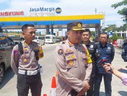 Puncak Arus Mudik Terlewati, Arus Lalin di GT Kalikangkung Ramai Lancar