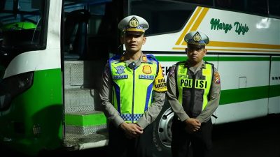 Respon Cepat, Satlantas Polres Bojonegoro Amankan Tiga Crew Bus Terlibat Adu Jotos